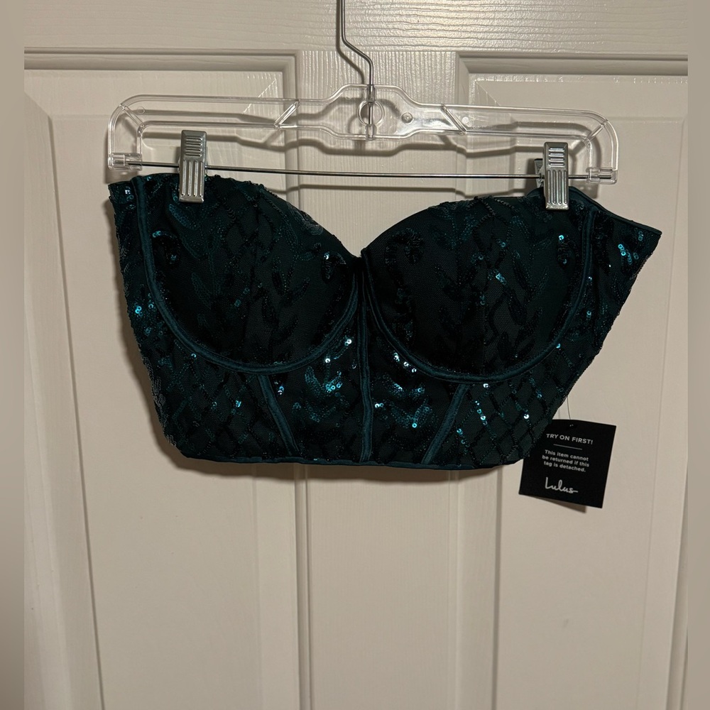 NWT - LuLu’s Two Piece Midi Dress - Sequin - Picture 10 of 12